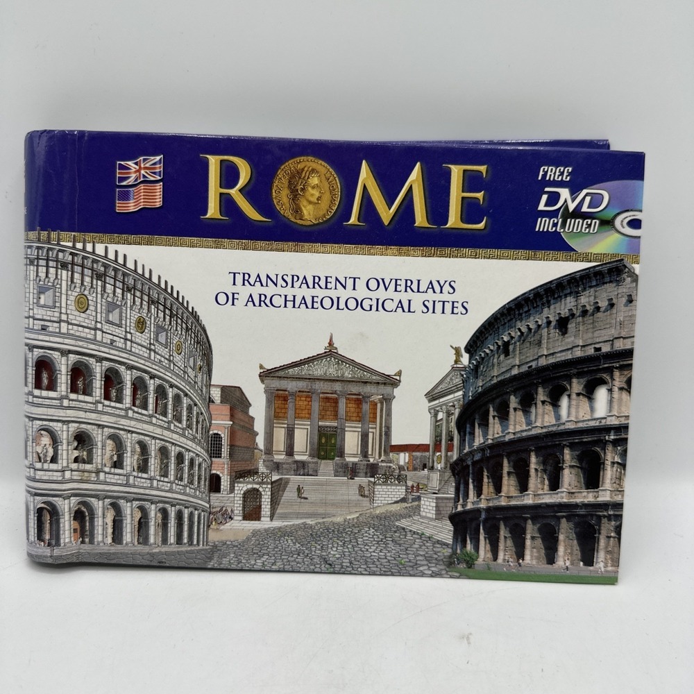 Rome - Transparent Overlays of Archaeological Sites- Book + DVD